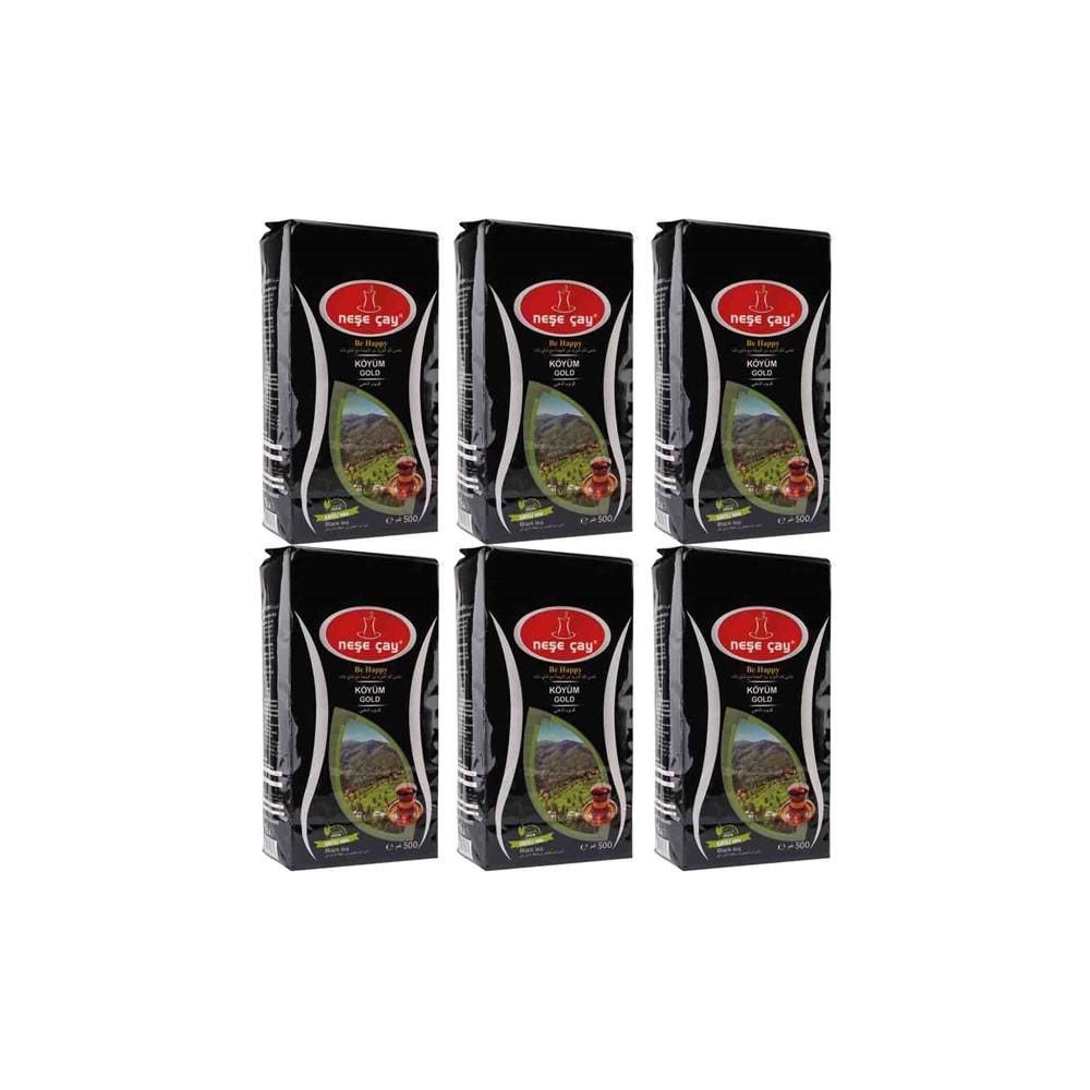 Neşe Çay Köyüm Gold 500 Gr - 6 Adet