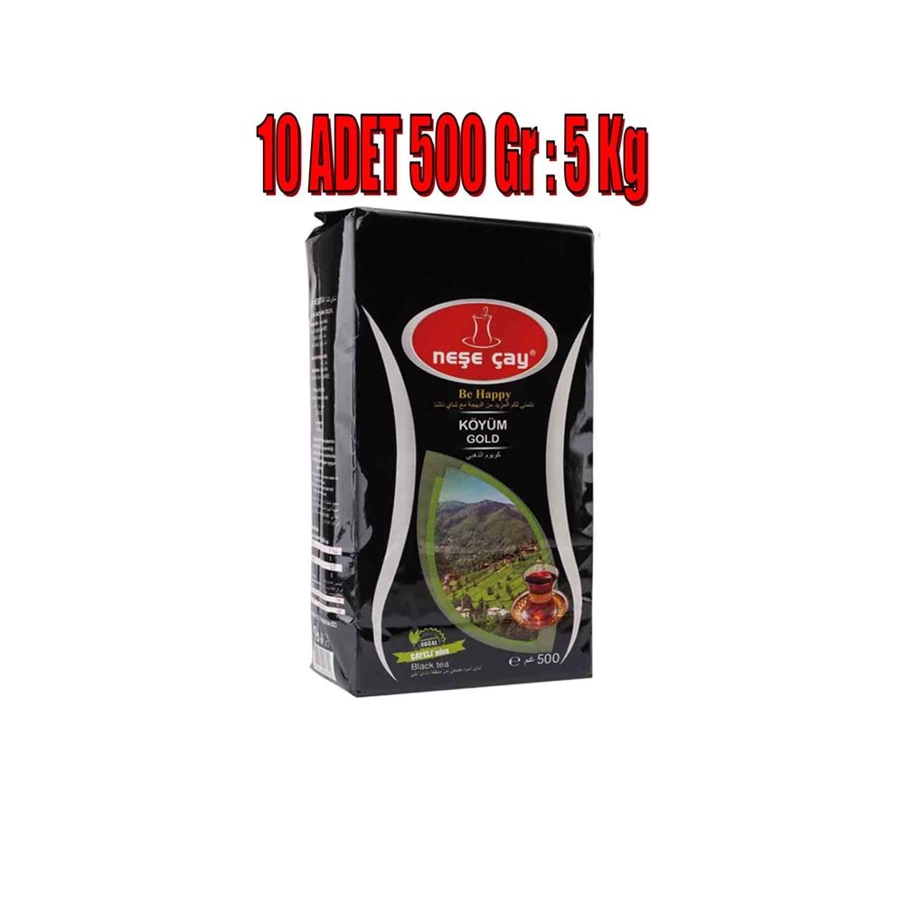 Neşe Çay Köyüm Gold 500 Gr - 10 Adet