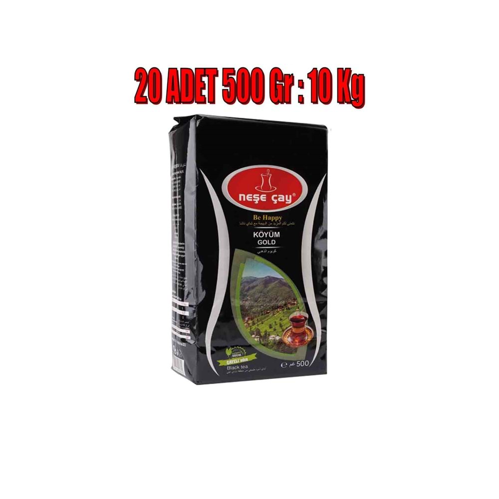 Neşe Çay Köyüm Gold 500 Gr - 20 Adet