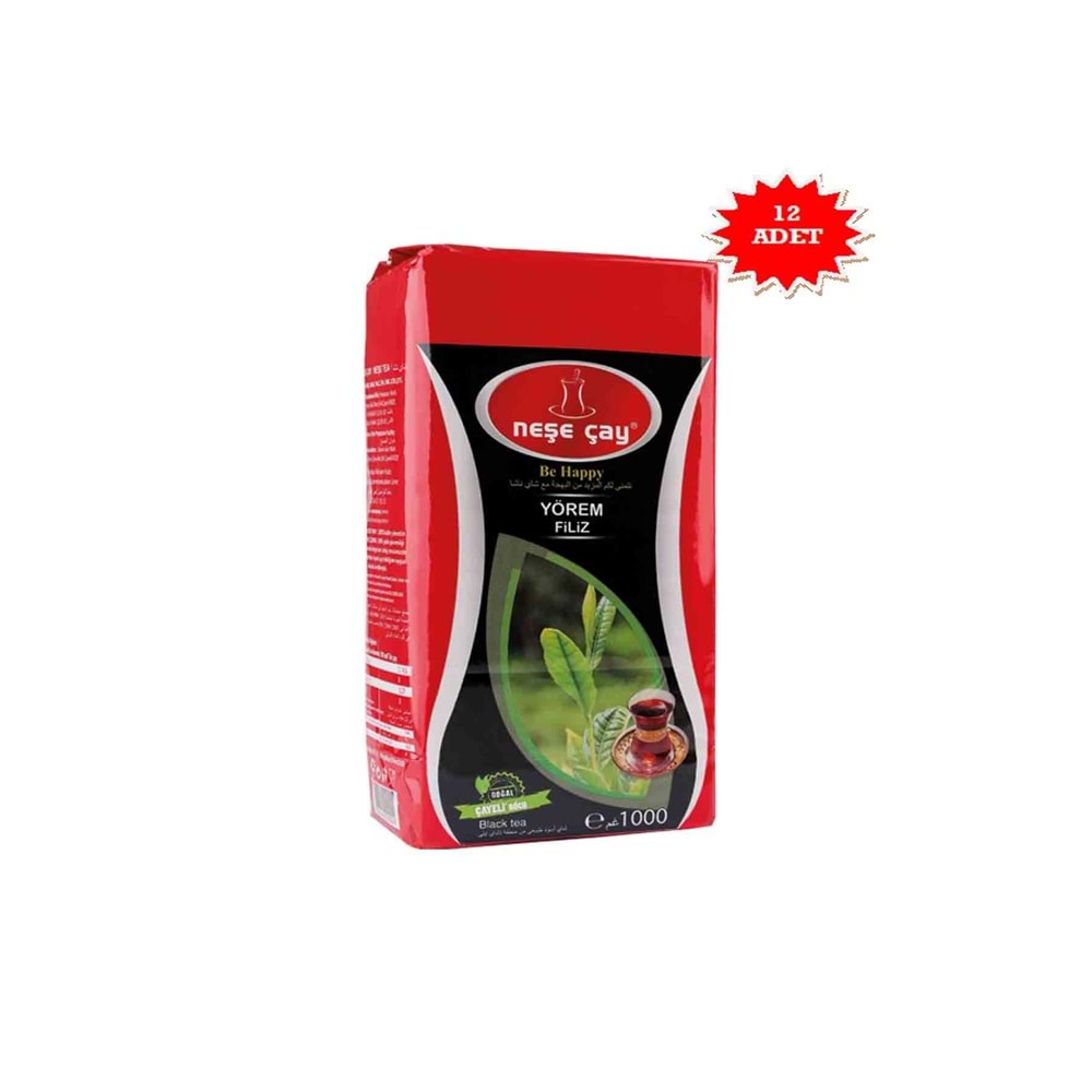Neşe Çay Yörem Filiz 1 kg - 12 Adet